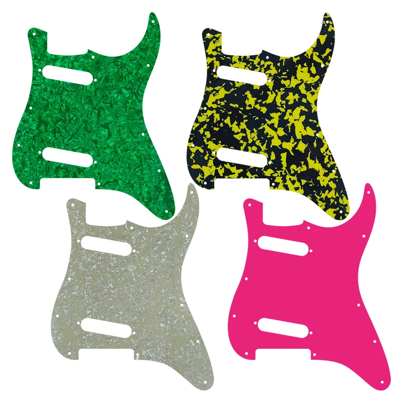 For Fender Strat 11 Holes  single Single Guitar PICKGUARD American &Mexican Standard (Single Bridge,Single Neck)