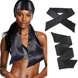 1pcs Satin Edge Laying Scarf Wrap for Hair Frontal Wig Grip Soft Headband For Makeup Sport Yoga Headband