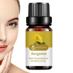 Organic Essential Oils | 100% Pure Organic Essential Oil | Bergamot Sandalwood Lemongrass Oil For Aromatherapy Sleep Meditation