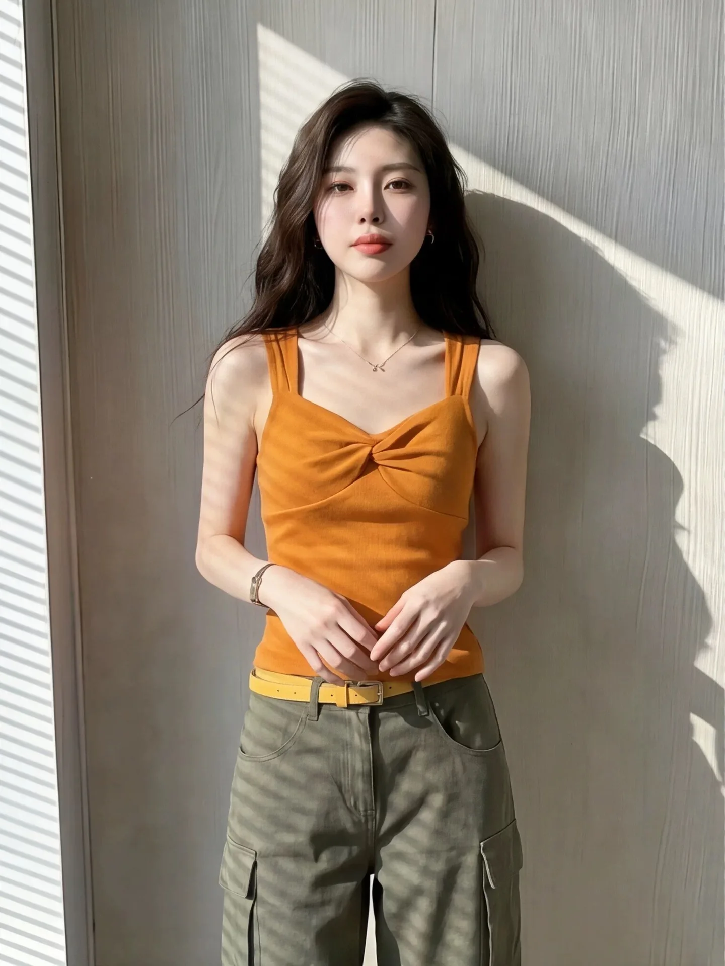 Summer New Women's Tank Top 95 Cotton Sleeveless Vest plus Size Slim Fit Innerwear Outerwear Pure Desire Base Shirt
