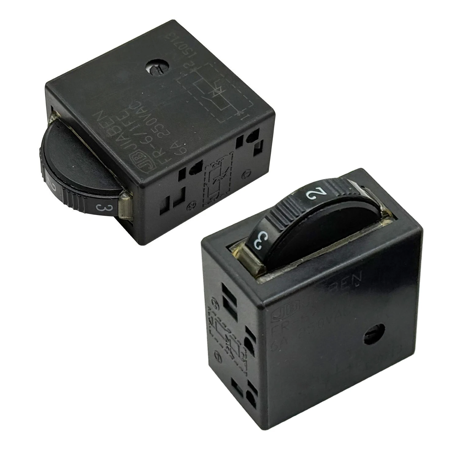 Controllo a 6 velocità per controller lucidatrice smerigliatrice 30 * 30 * 17mm Interruttore a 6 velocità compatibile con funzionamento intuitivo 220v-250v