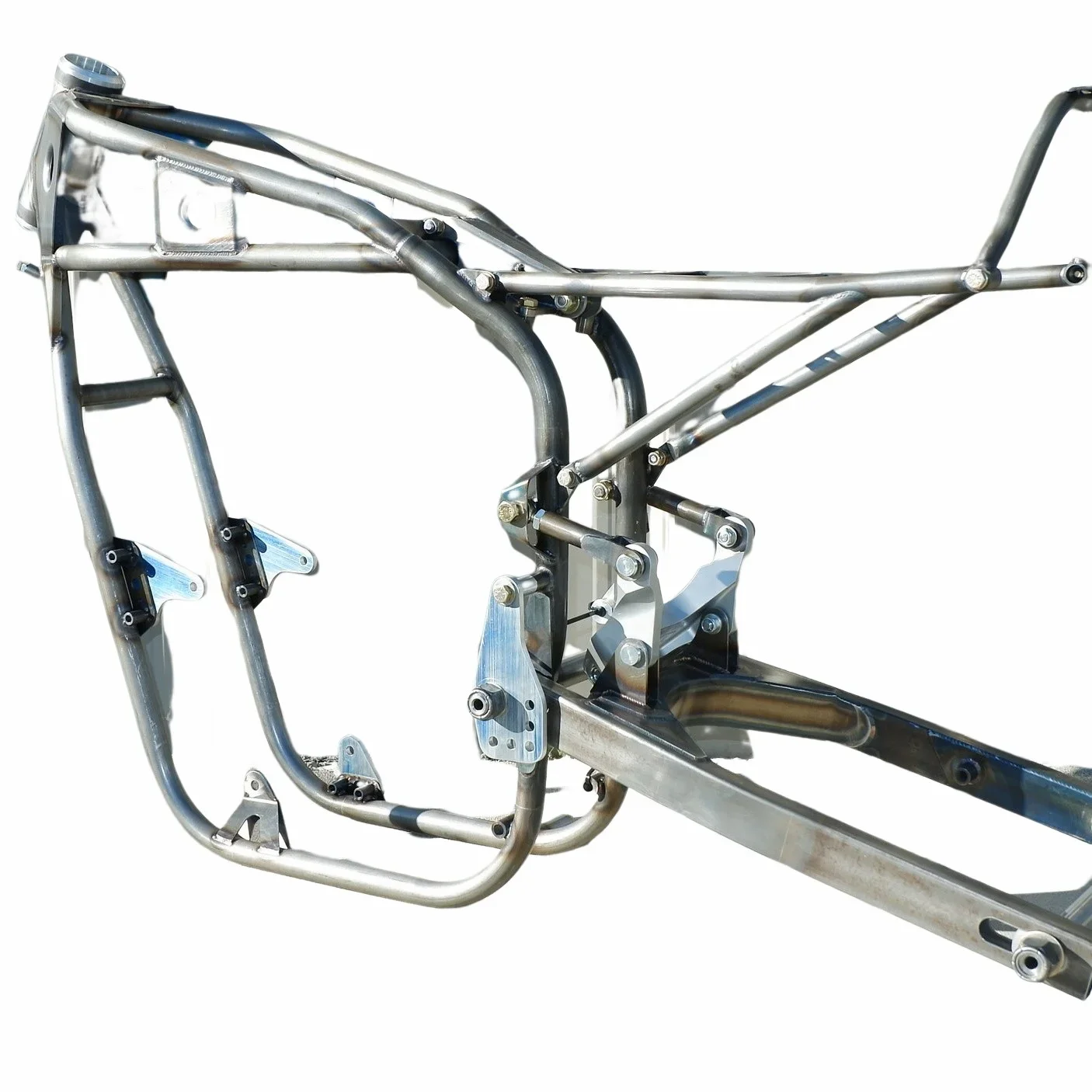 Oem Customised Aluminium Alloy Stainless Steel Welding Parts Motorbike Frames Steel Bracket Metal Forming La ser Cutting Service