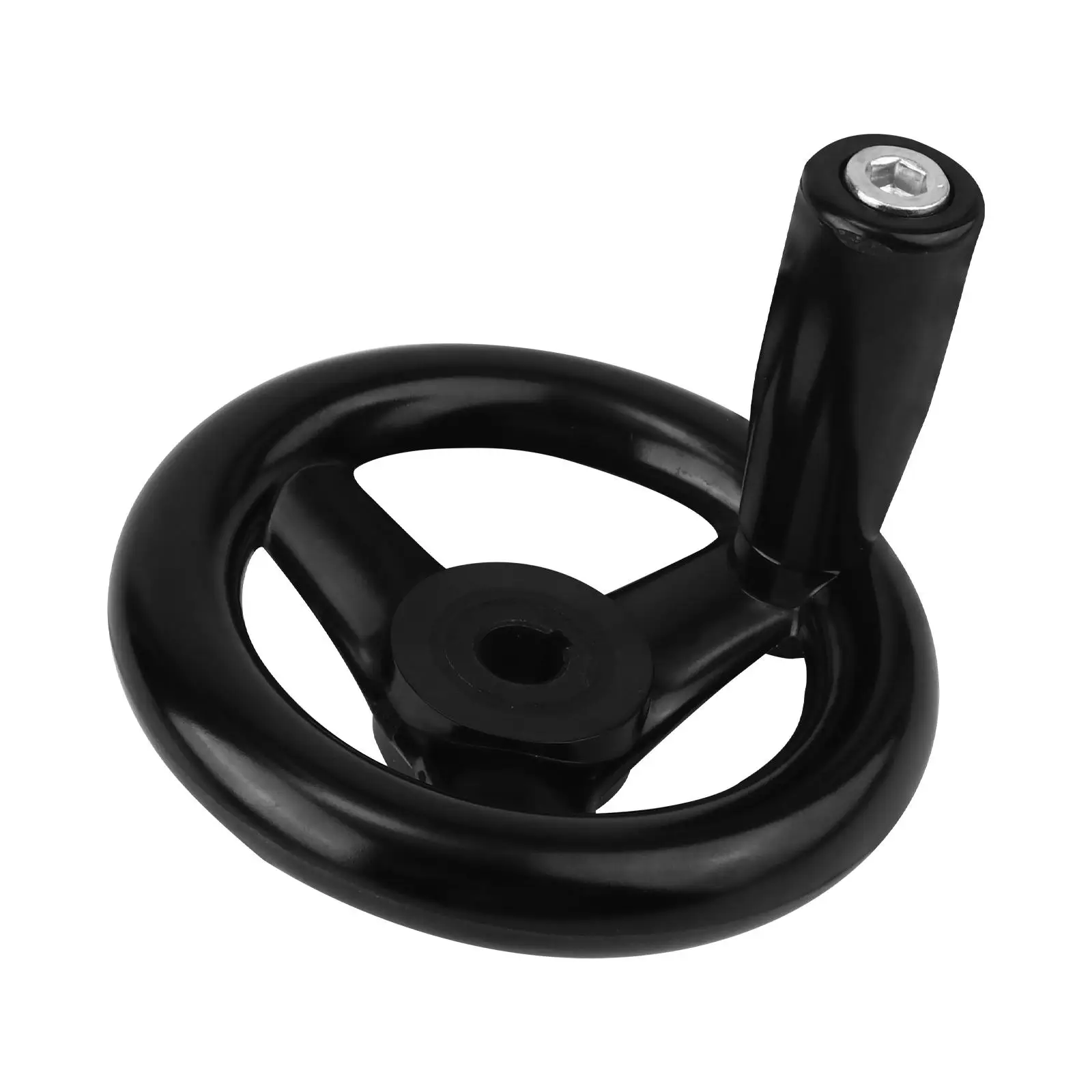 

Plastic Hand Wheel Round Bakelite Handle for Machine Parts Shredder Crank Revolving Disassemble High Strength