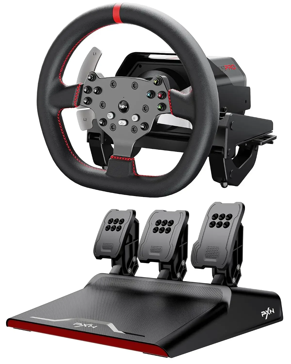 V10 PRO Direct Drive Sim Racing Wheel and Pedals for PC, Xbox, PS4 | 3.2Nm Direct Drive Force Feedback, 10.6-Inch Detachable