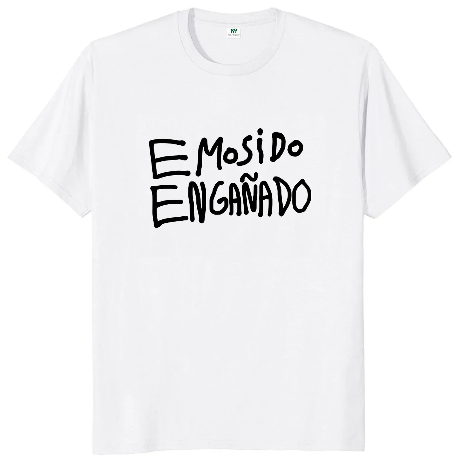 Emosido Enganado Meme T Shirt Funny Slang Spanish Humor Camiseta 100% Cotton Soft Unisex Casual T-shirt EU Size