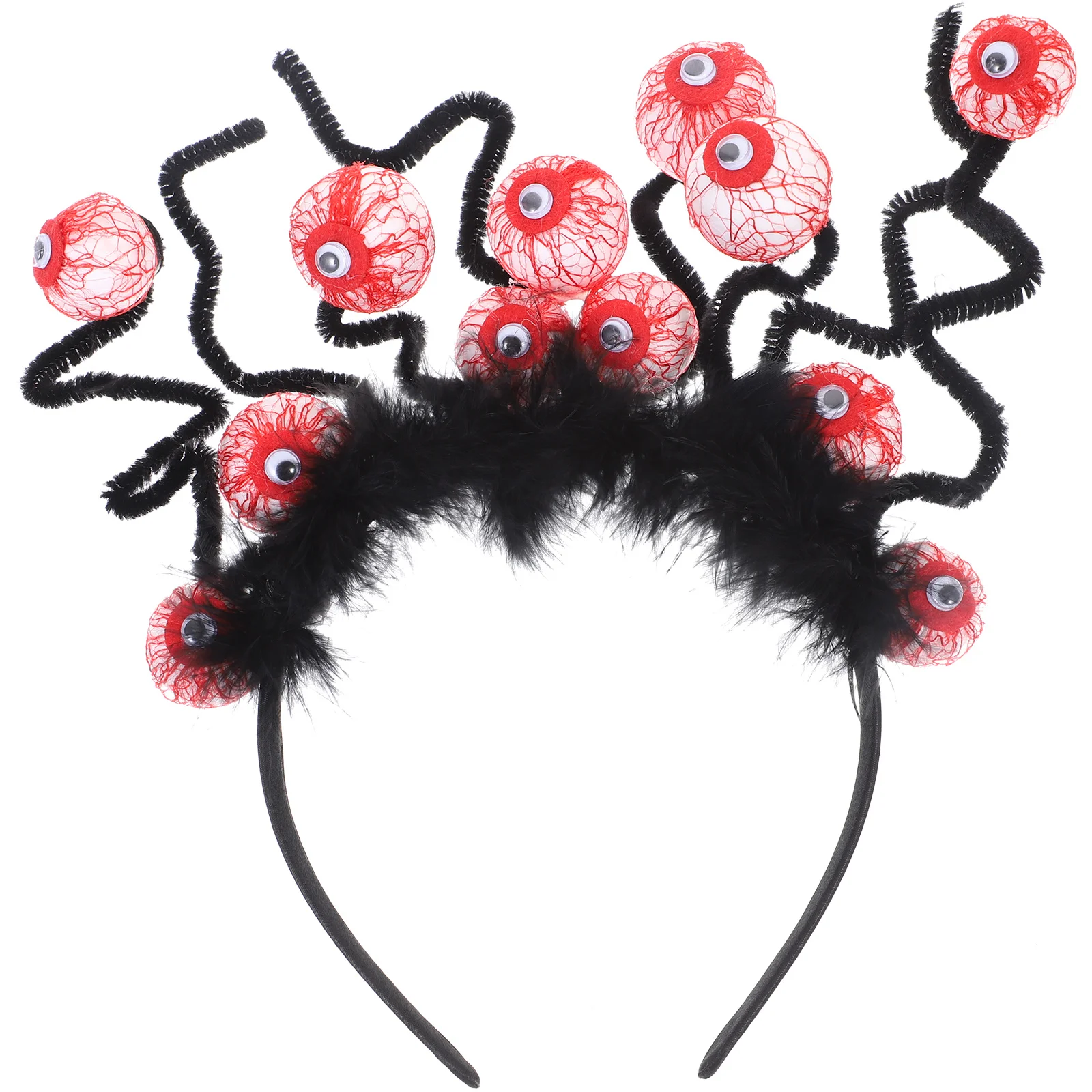 

Eyeball Headband Halloween Headdress Party Accessory Hairband for Women Headpiece Artificial Eyes Miss