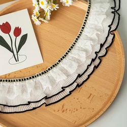 1meter Embroidery Lace Fabric Trim For Needlework Home Decor DIY Crafts Supplies Dresses Sewing Accessories Handmade Materials