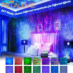 New Colorful Galaxy Sky Aurora Night Light Remote Control RGB LED Projection in Magic Ball for Chritams Party Bedroom