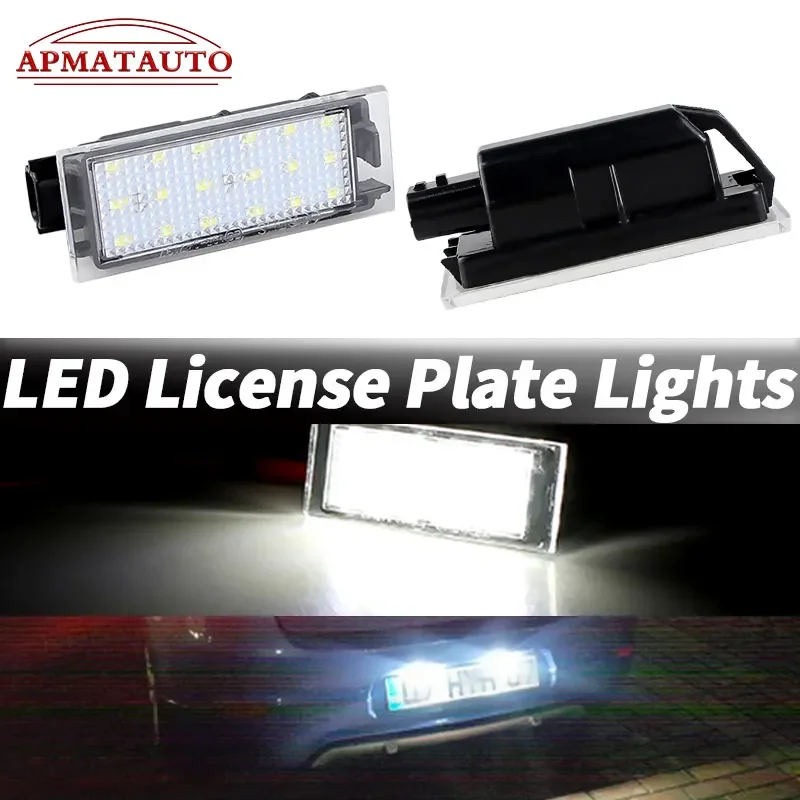 

2 шт. Canbus автомобильный светодиодный светильник номерного знака для Renault Megane 3 Clio Laguna 2 Megane 3 Twingo Master Vel Satis