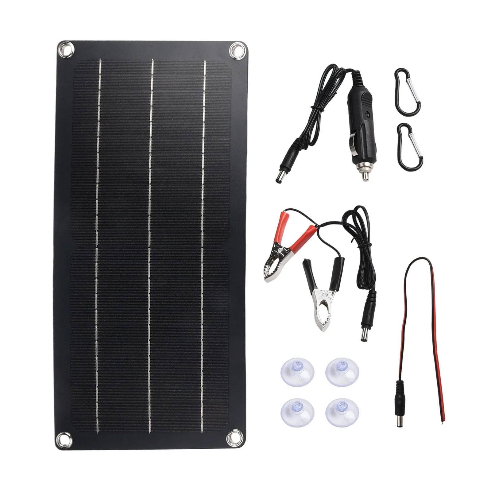 

10W 6VSolar Charger Car Battery Maintainer Portable Solar Panel Kit Adapter Chicken Coop Pet House Window Exhaust Solar Panel