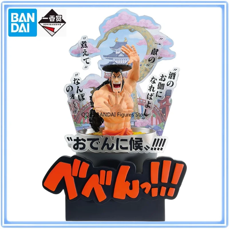 

Bandai Original Ichiban Kuji Anime ONE PIECE Kozuki Oden Emorial Vignette PVC Action Figure Model Hobbies Collectible Decoration