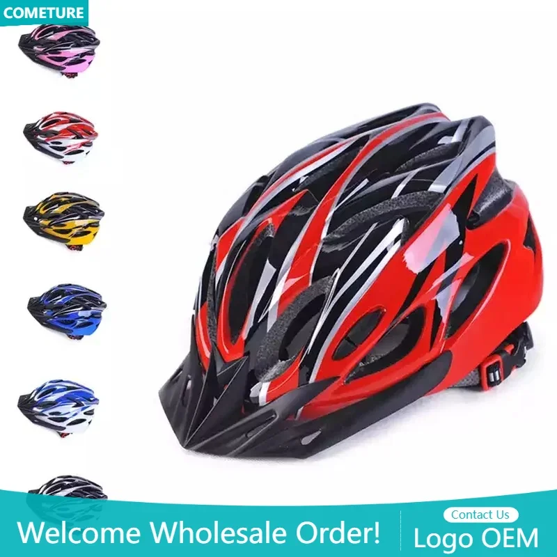 

Bike Helmet One-piece Molding Unisex Security Cycling Equipment Super Light Breathable EPS Foam PC Bicycle Helmet Riding Helmet
