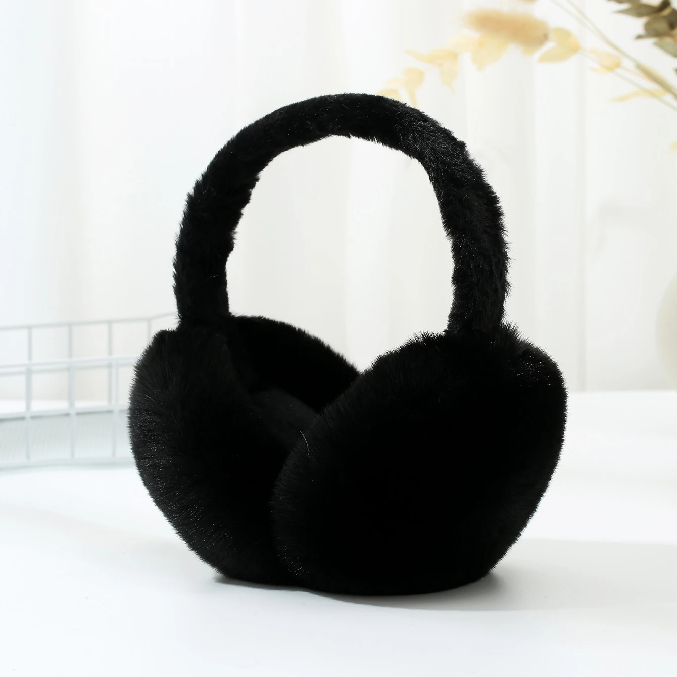 1 semplice copertura per le orecchie in peluche antivento autunnale e invernale, copertura per le orecchie antivento e calda per lavoro, pendolarismo, tempo libero e gioco