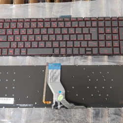 RU/JP/US English Keyboard For HP Omen 15-AX 15-AX000 15-ax001la 15-ax002la 15-ax201la 15-ax202la 15-ax204la Red backlit No Frame