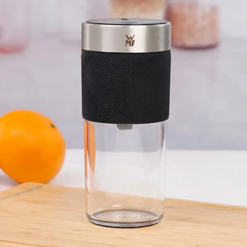 

Portable Blender with Hidden Blades Safe Design, 350ml Mini USB Rechargeable Travel Juicer Cup, 304 Stainless Steel for Smoothie