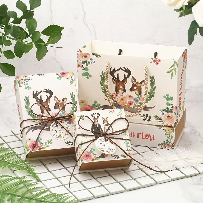 

50PCS/LOT Mini Cute cartoon wedding candy box,, High quality small wedding gift paper box bag chocolate candy packing box