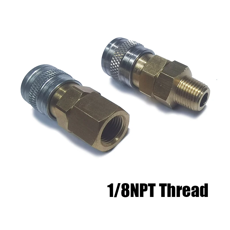 New American Standard Foster Quick Disconnect Stainless Steel Male Plug 22-2 Or 23-2 Female Coupler 2202 Or 2302 1/8 Npt thread