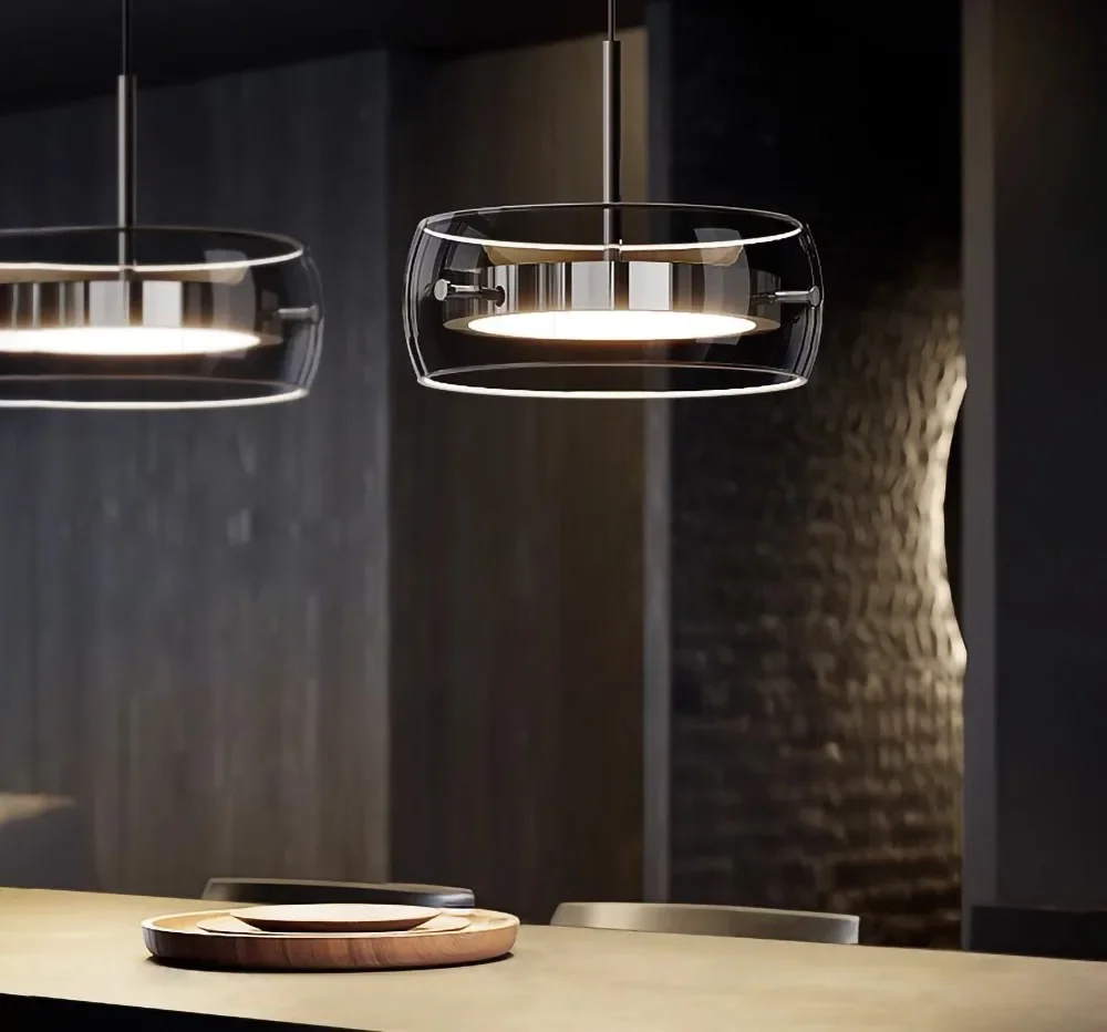 Glass Pendant Light Modern pendant light For Living Room Bedroom Restaurant Bar Hotel Indoor Warm Light Decorative LED Lighting - Image 4