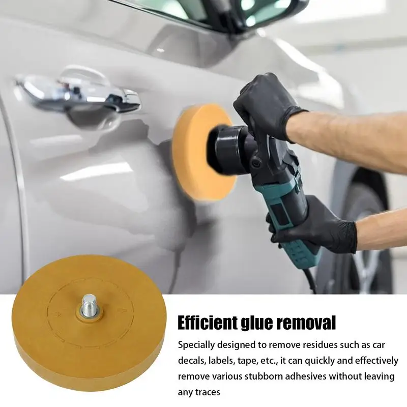 Decal Remover Eraser Wheel Powerful Adhesive Remover Eraser Wheel Sturdy Structure Decal Remover For Automobile Paint Glass