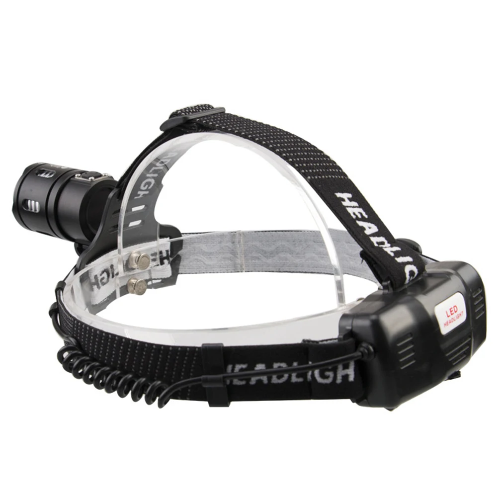 

Long-range Rechargeable LED Headlamp for Camping Hiking Running Bright Lightweight Durable Forehead Light Portable Lighting