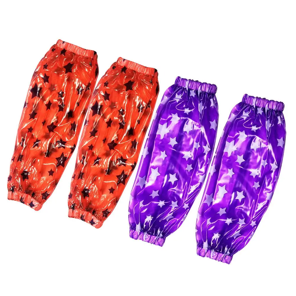 

2Pairs Kitchen Oversleeve Waterproof Oilproof Arm Sleeve Protector Easy Wash Quick Dry Elastic Design for Cooking Cleaning Tasks