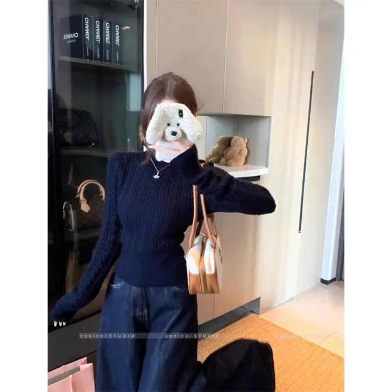 

Женские пуловеры с романтической цветочной вышивкой, элегантные и стильные свитера для вечеринок, свадеб и торжеств, корейский стиль