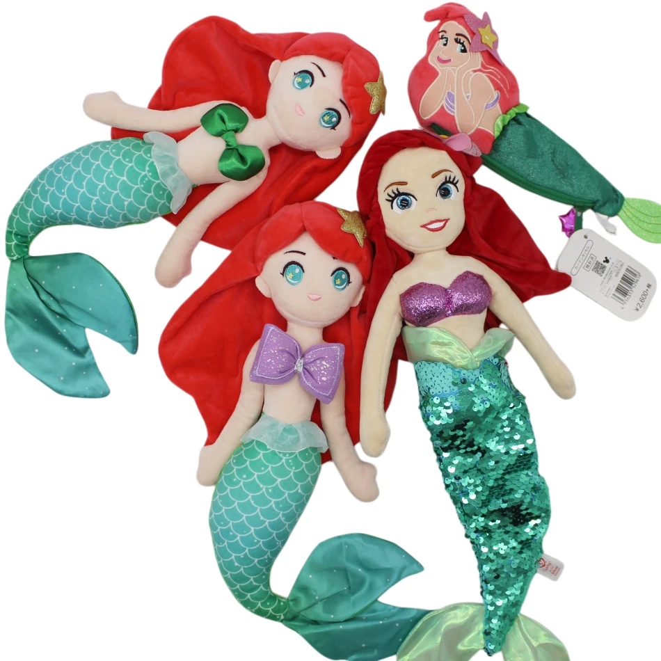 

1piece mermaid princess The Little Mermaid Ariel princess Stuffed Soft Toys The Mermaid plush dolls
