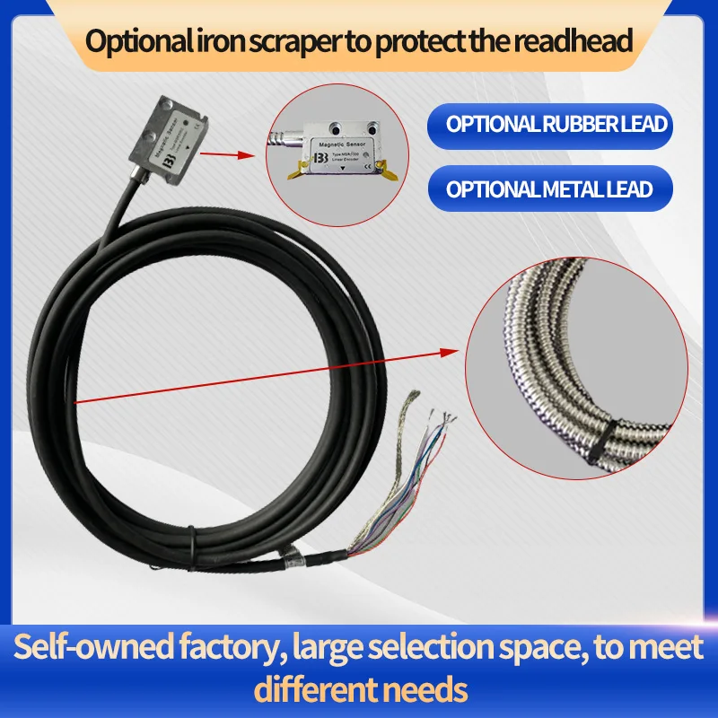 IBB magnetic scale reading head MSR5000 magnetic displacement sensor vertical lathe gantry milling machine measurement sensor