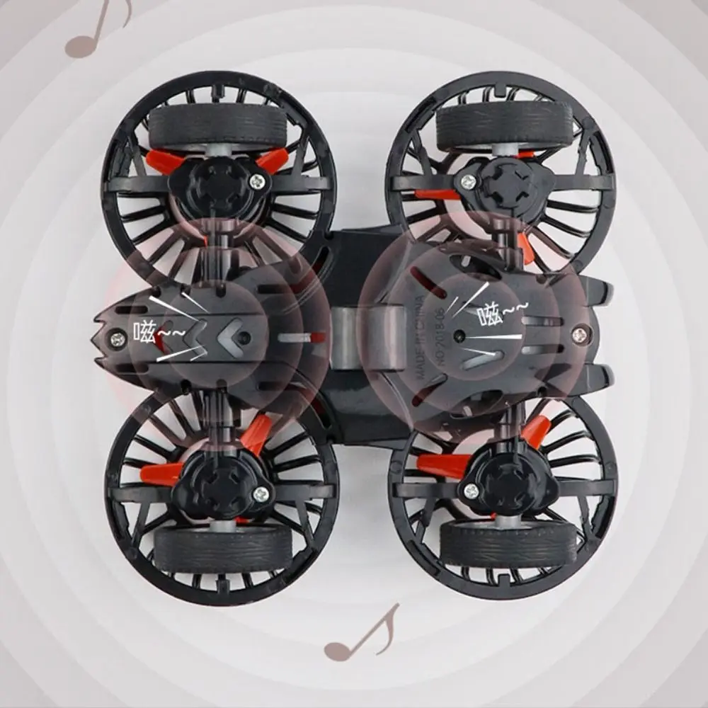 Brinquedo de inércia com tração integral, asa rotativa, resistente a choques, habilidades manuais, quebra-cabeça deslizante, modelo de carro 2 em 1, coleção