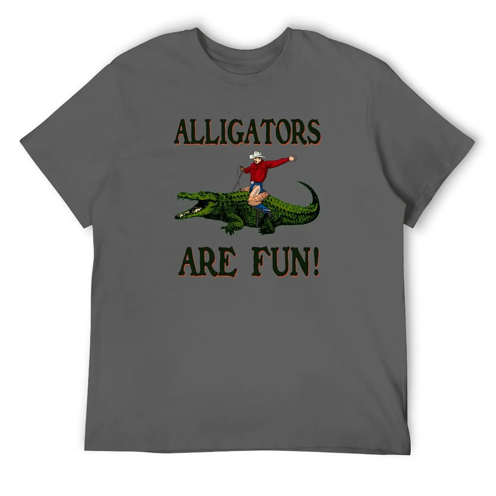 

ALLIGATORS ARE FUN ! T-Shirt quick-drying cute tops oversize t-shirts man Men's t-shirts