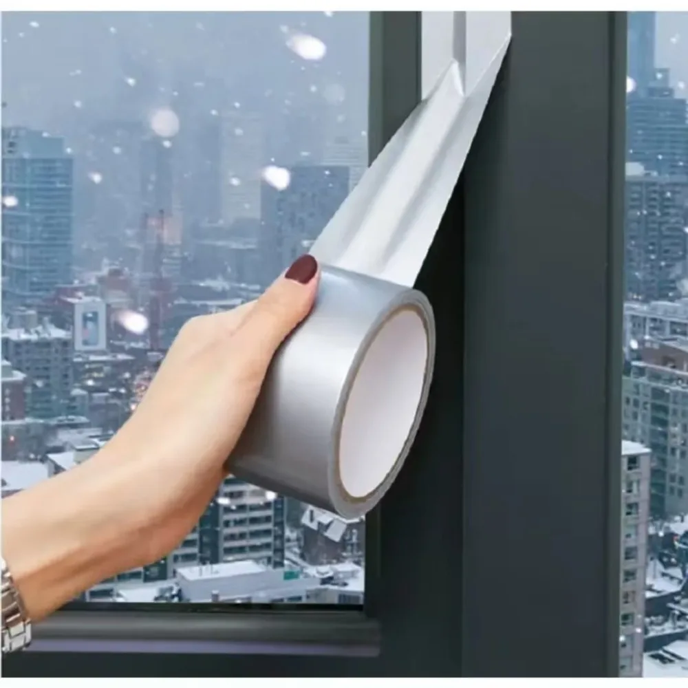 

1 рулон сверхпрочной клейкой ленты для пола, подходящей для ремонта труб, изоляции и защиты от тепла.