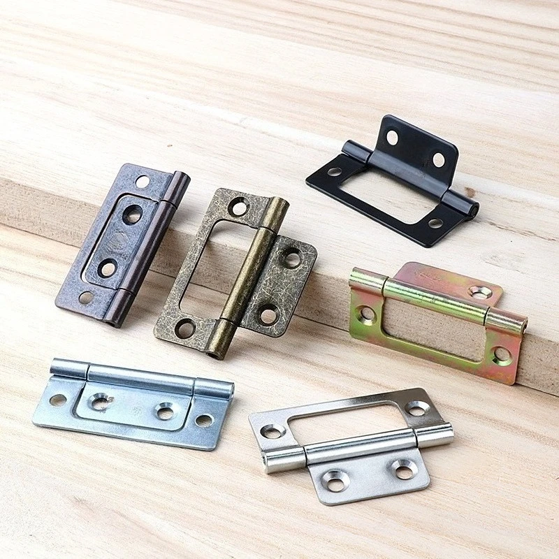 4pcs 2-inch mother-and-daughter hinge iron picture frame decorative hardware connection piece cabinet door silent hinge