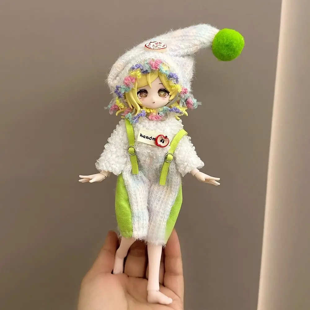 11-17 Cm Material OB11 Clothes Bear Ears Rabbit Ears Clothes Set Hooded Cloak Dollhouse Display Teens Collection