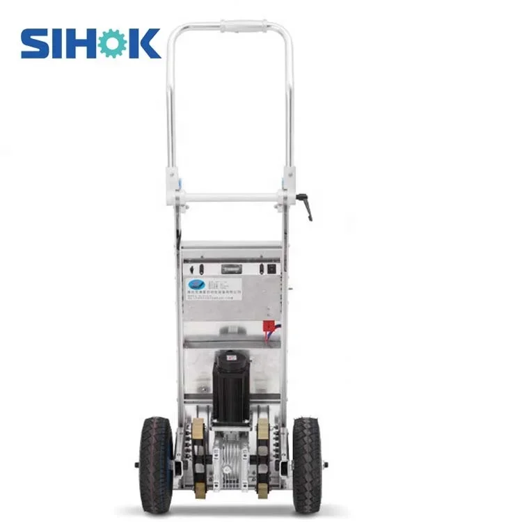 China Moving Equipment Aluminum Trolley Stairs Lithium Battery Electric Truck Cargo / Electric Stair Trolley