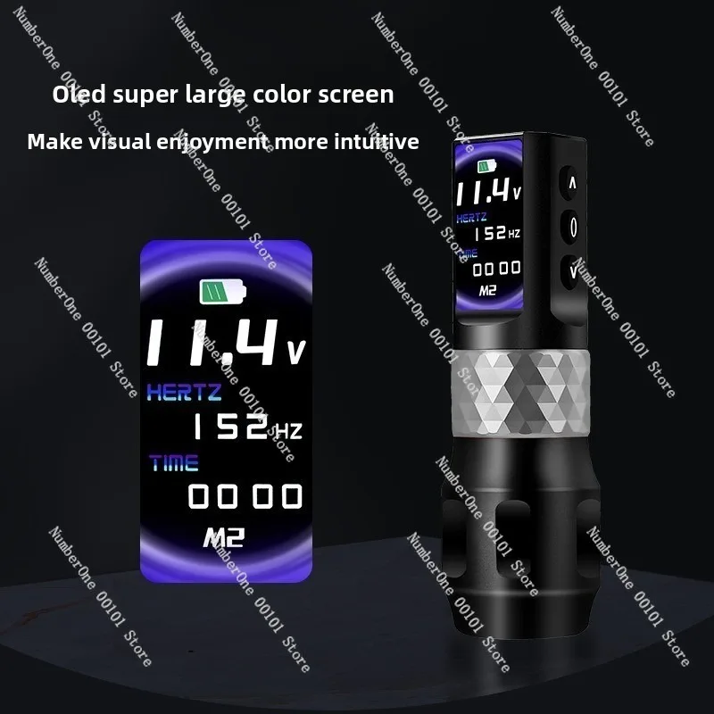 Professional Wireless Tattoo Pen Machine F6 Rechargeable Power Supply Motor Rotary Tattoo Gun Integrated Needle Cartridge
