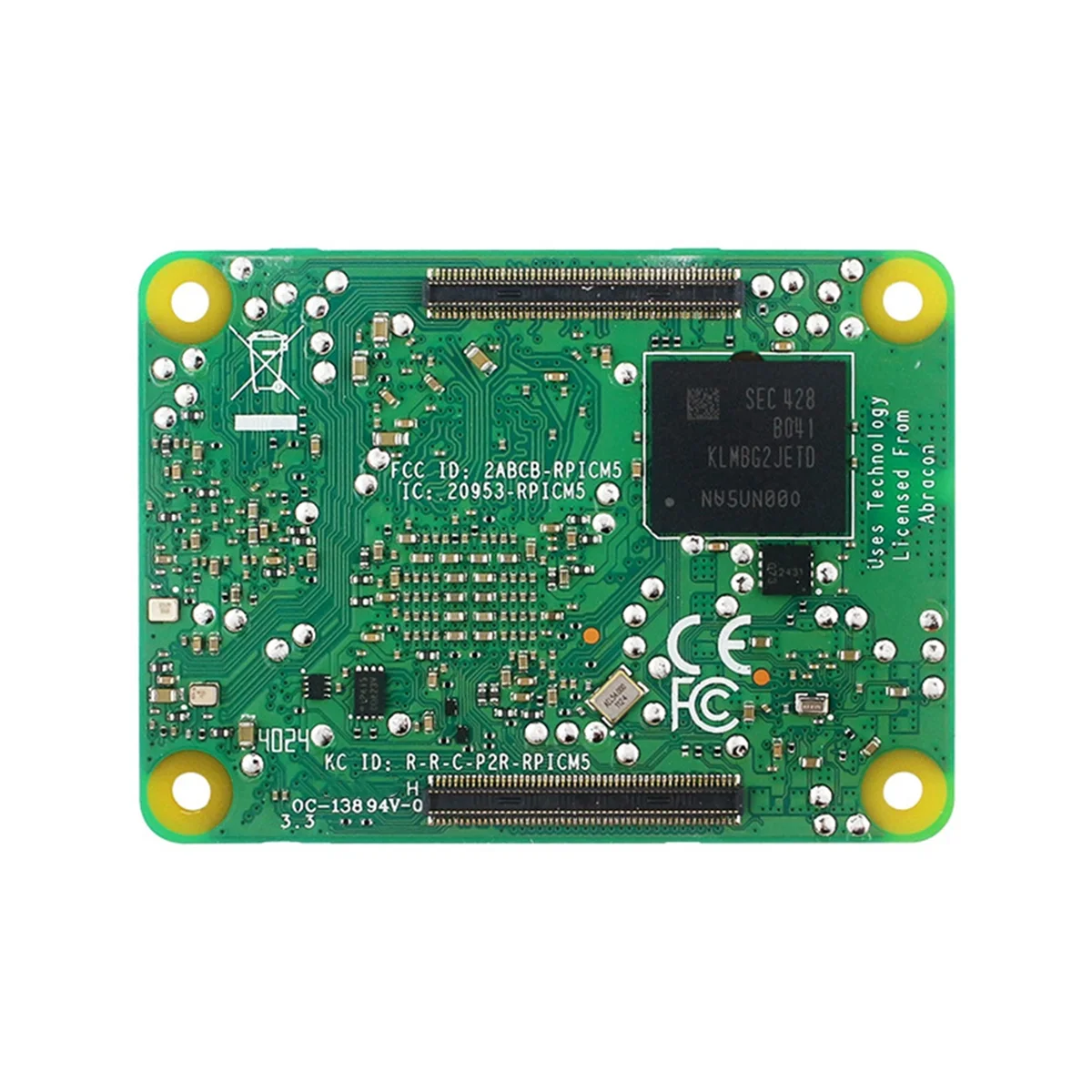 Módulo de cómputo GOB-oFor Raspberry Pi 5 CM5-Quad Core Cortex-A76 @ 2GHz, módulo de cómputo BCM2712 5 Core Board CM 5102016 -EMMC