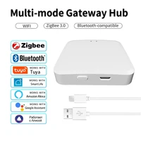 Tuya ZigBee-Hub de enlace multimodo, puente WiFi en casa inteligente, malla Bluetooth, Control remoto de vida inteligente con Alexa, Google Home y Alice
