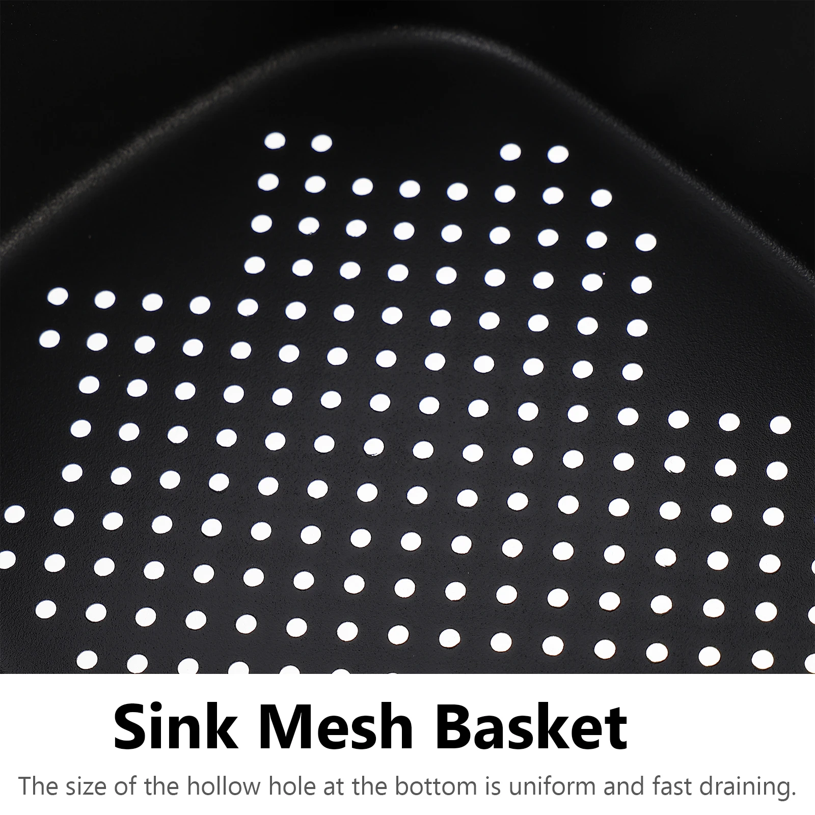 

Drain Basket Space-saving Kitchen Sink Draining Rack Stainless Steel Dish Drainer Colander Holder Corner Fruit Washing