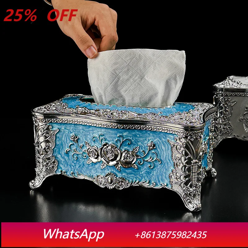 

LHH Creative Style Living Room Napkin Box Home KTV Coffee Table Simple High-end Napkin Box