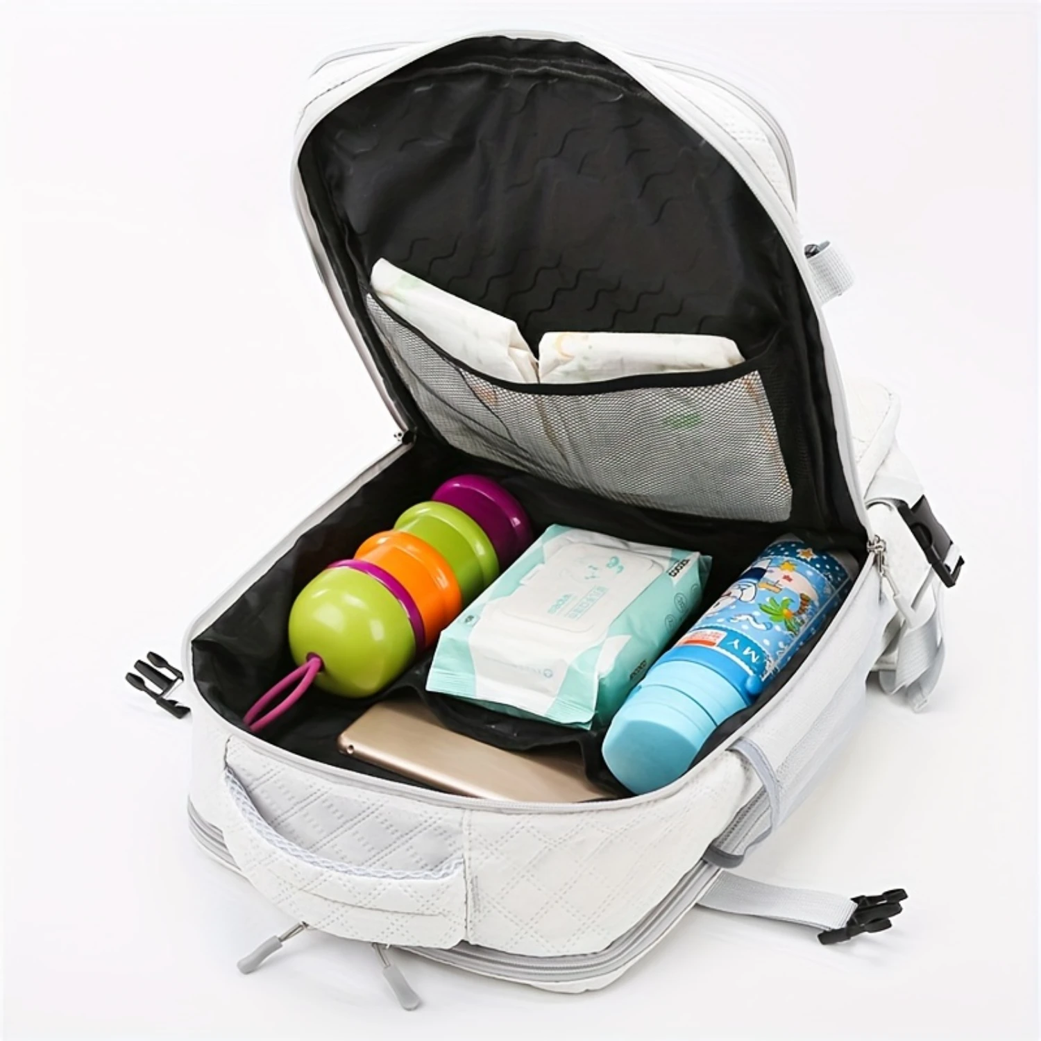 Stylish backpack Mommy Bag Separate shoe bin multi-layer  bag Outdoor travel daily backpack