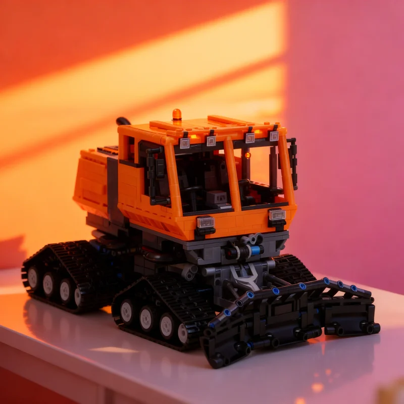 

2937 деталей MOC Техническая модель Tucker Sno Cat, строительные блоки, архитектурные игрушки, рождественские подарки, развивающие игрушки для детей, креативный конструктор DIY