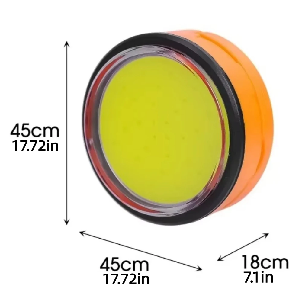 High Power Mini Flashlight Rechargeable with Magnet Base Outdoor Tent Lantern 3 Lighting Modes Portable LED Camping Light