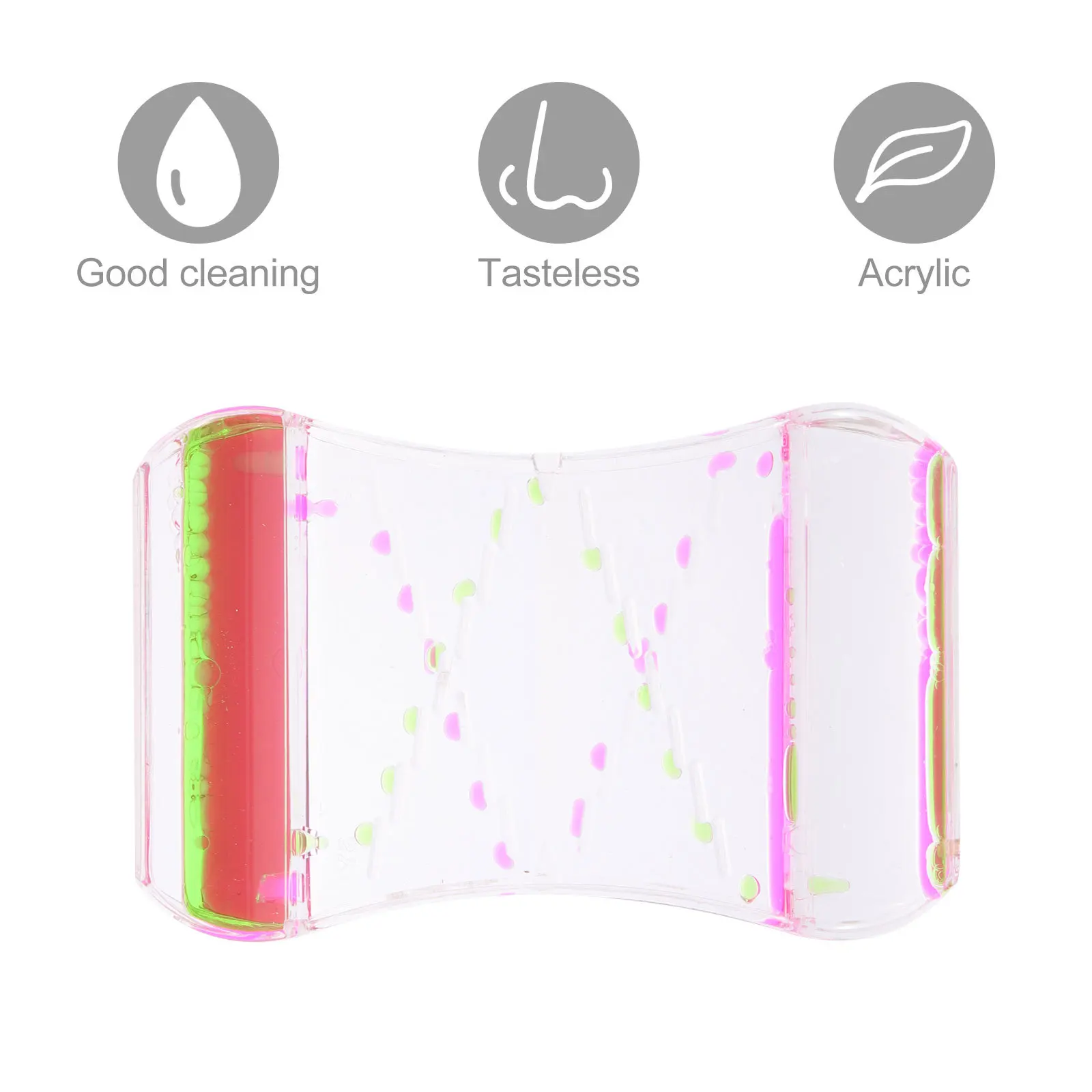 

Oil Droplet Hourglass Creative Desktop Decoration Smooth Surface Visual Experience Home Adornment Liquid Motion Bubbler