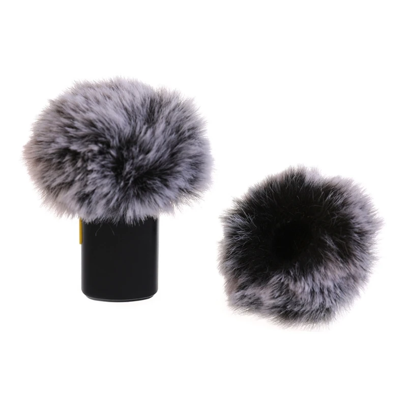 1PC K10 Universal Lavalier Microphone Furry Windscreen Windshield Wind Muff for 5-10mm Lapel Lavalier Mic