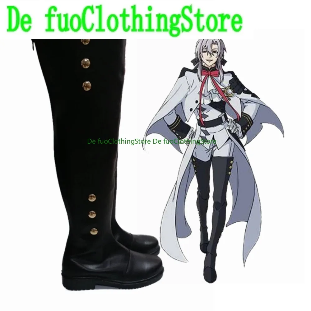 

Fuo Одежда Обувь в стиле аниме на заказ Cos Shoes Seraph of the End Mikaela Hyakuya Fried Barlowe Обувь для косплея Defuo