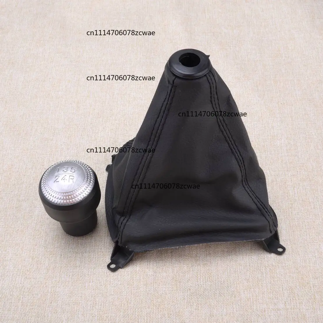 ZOCI-5 Speed Gear Shift Knob Boot Gaiter Kit 437112C100 846402E000 Fit for Hyundai Getz 2002-2007 Tucson 2004-2009