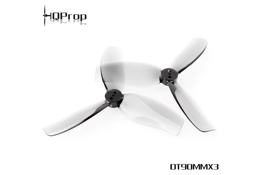 2Pairs HQPROP Duct-T90MMX3 90mm 3-Blade PC Propeller 1.5mm for RC FPV Freestyle 3.5inch Cinewhoop Ducted Drones DIY Parts