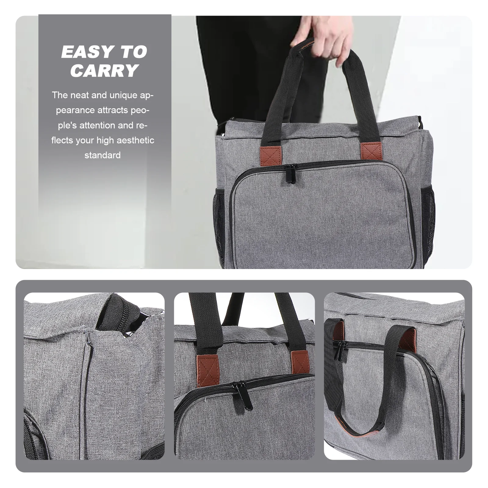 

Embroidery Kits Bag Multi-Pocket Organizer Compact Size Light Weight Perfect Gift for Enthusiasts and Beginners