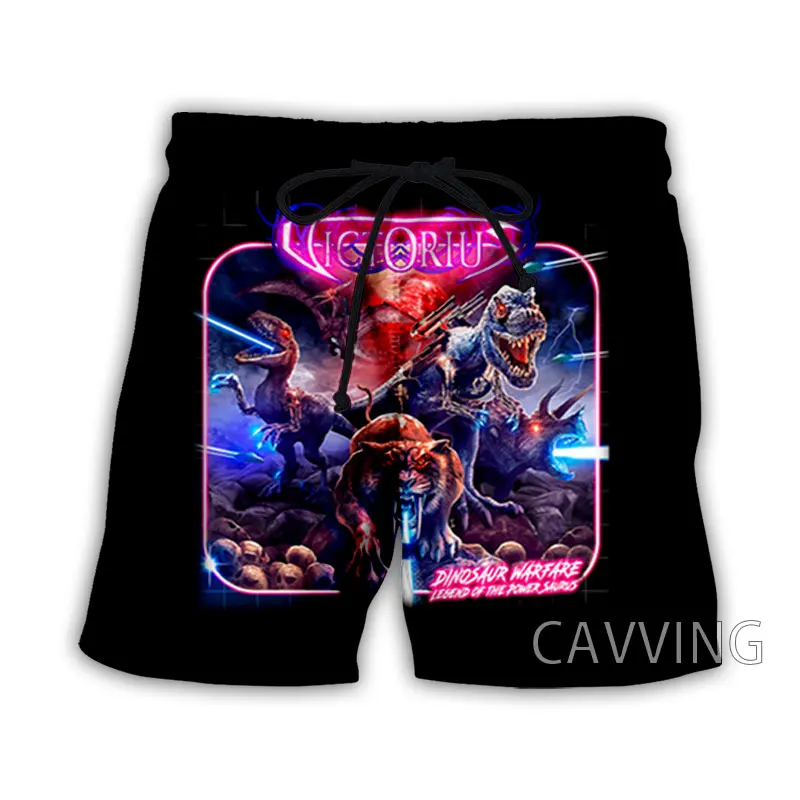 CAVVING 3D Print  Victorius Band  Summer Beach Shorts Streetwear Quick Dry Casual Shorts Sweat Shorts for Women/men