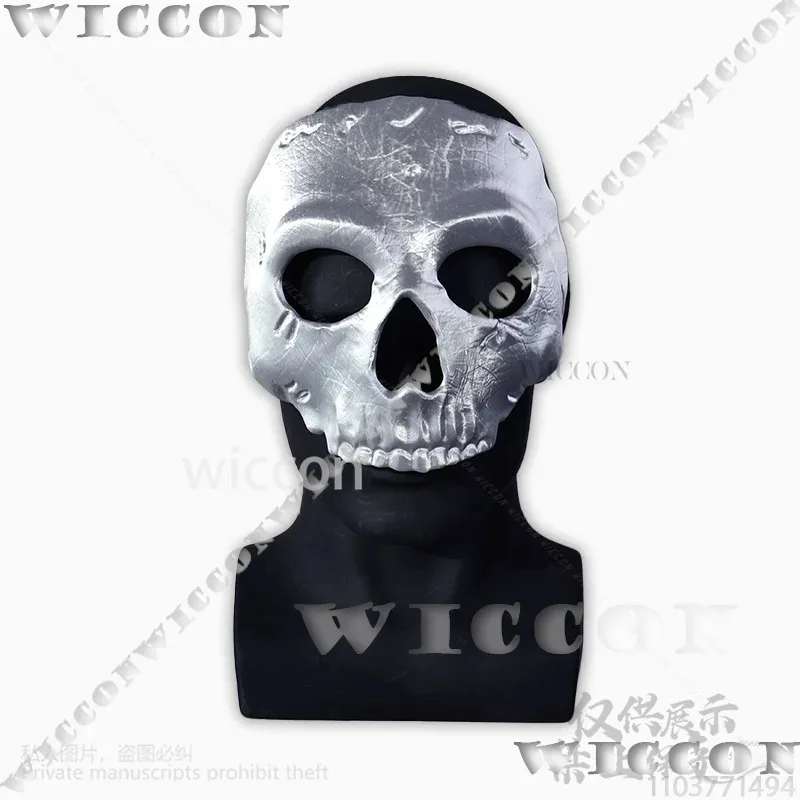 Chamada anime jogo cosplay crânio máscara completa 3d polilático ácido dever para homem diabo moda traje presentes de festa de halloween customizedc;